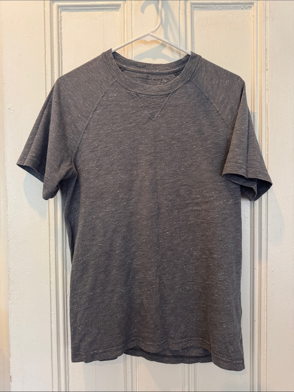 American Eagle Outfitters Short Sleeve Tee - Gray - Men's Standard Fit